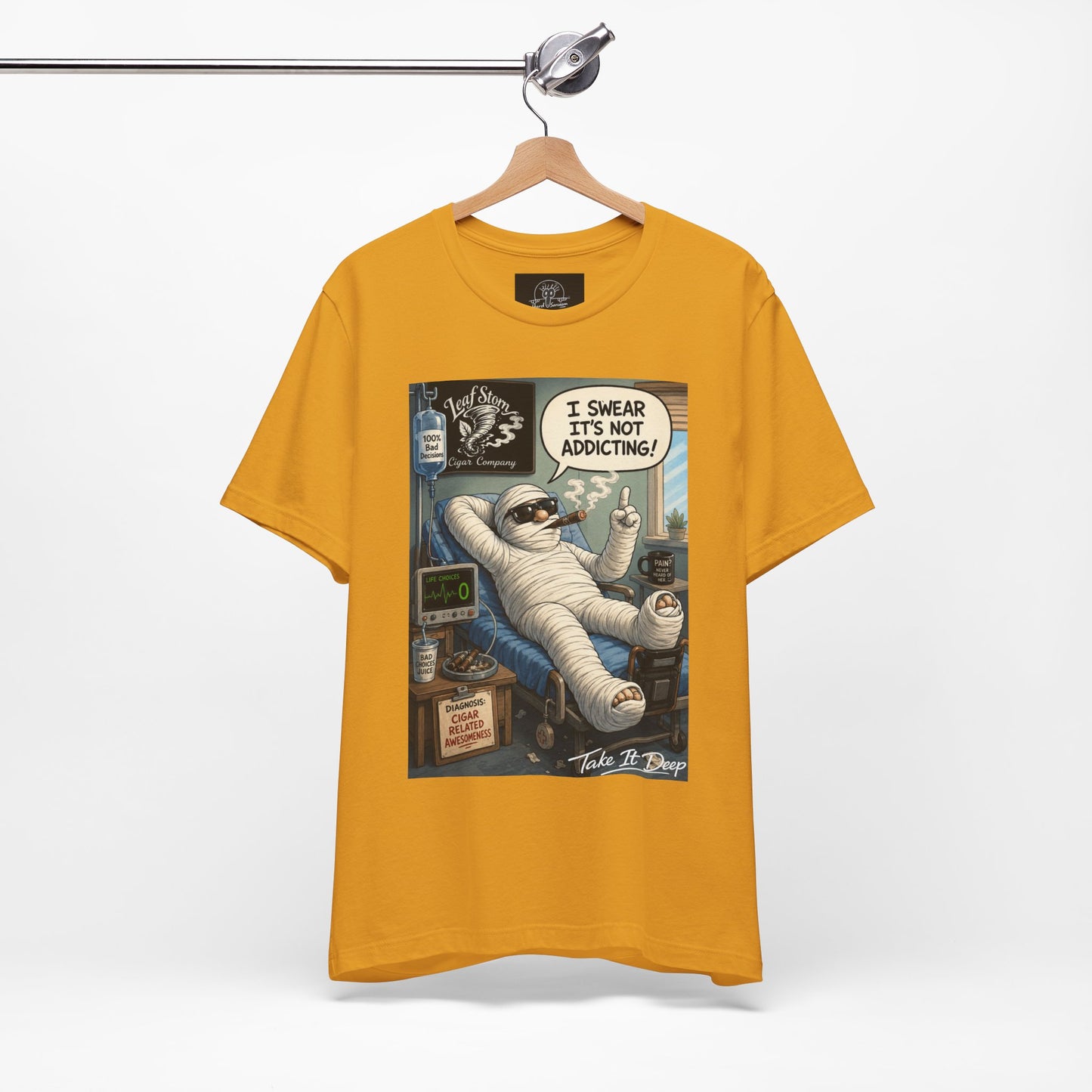 Hurt man in Recovery I Swear It's Not Addicting T-Shirt |