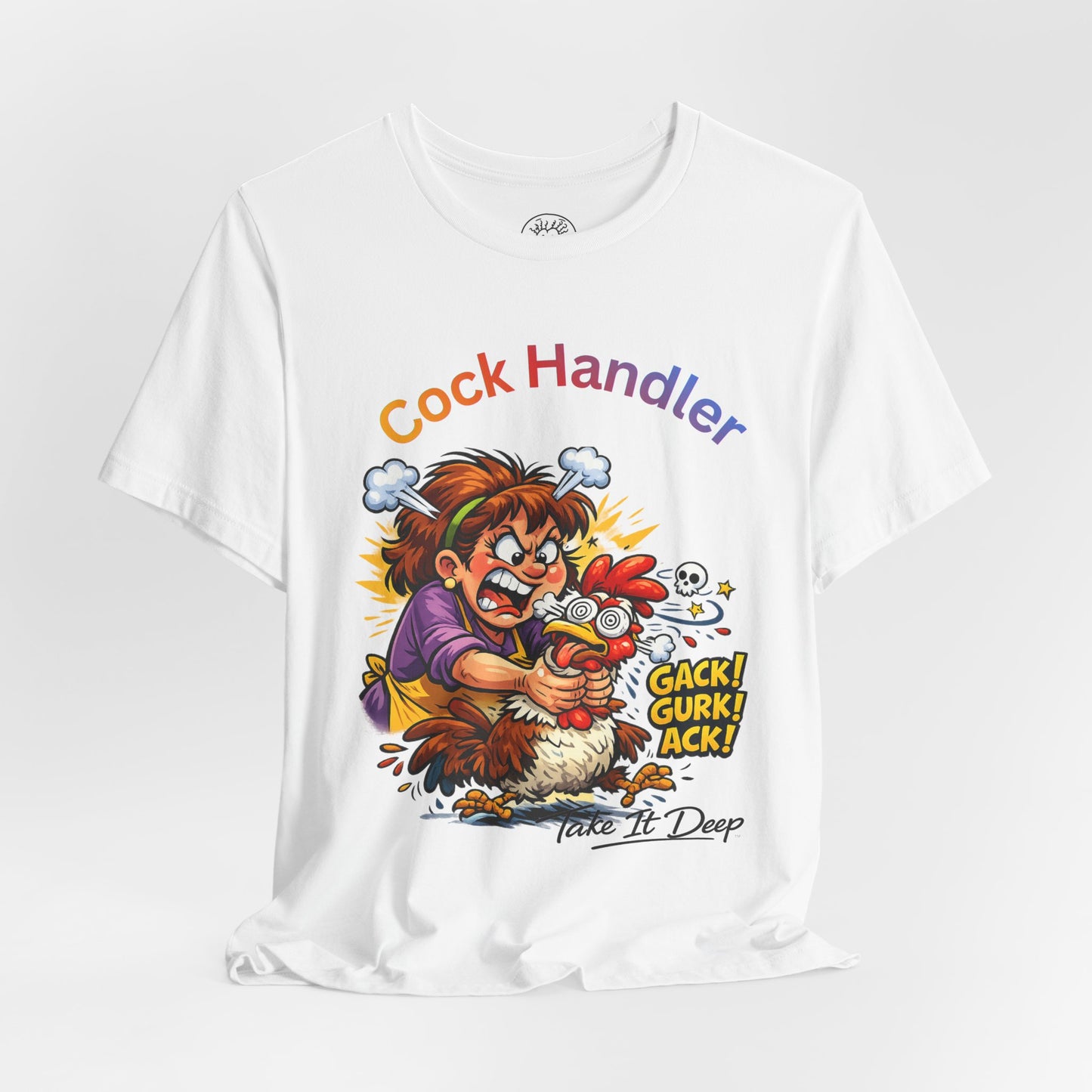 Mature Adult Shirt Cock Handler | Sarcastic Double Meaning Shirt T-Shirt | Funny Adult Humor Tee