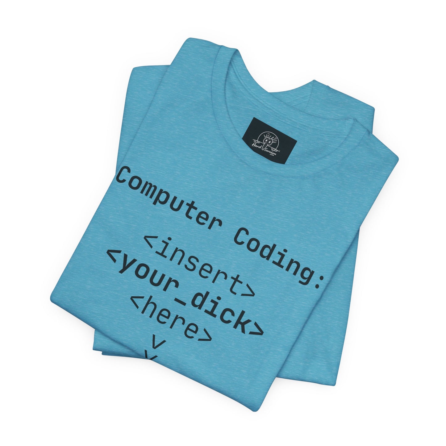 Mature Adult Shirt | Computer Coding: <insert> <your_d*ck> <here> T-Shirt | Funny Women Programmer Tee | Geek Humor
