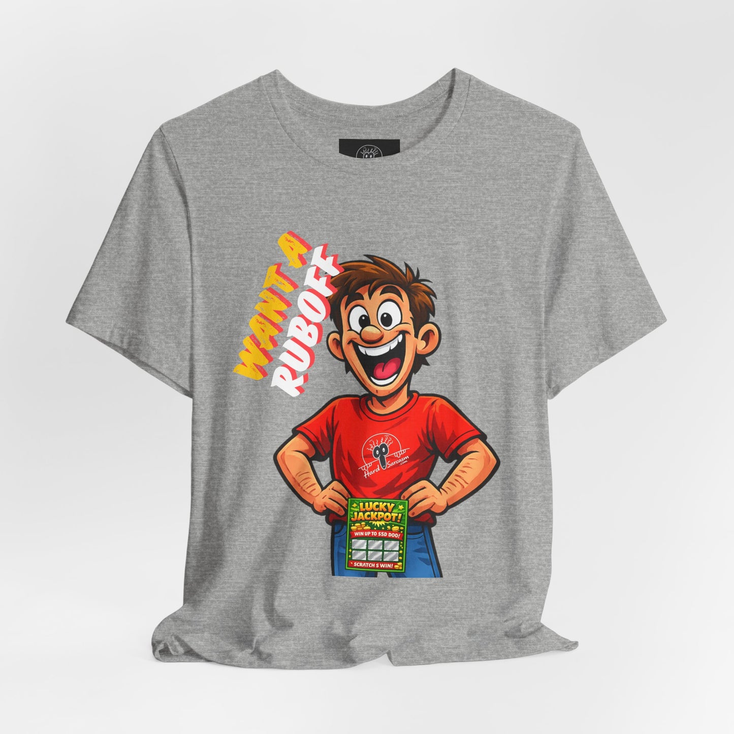 Want a rub off | Funny Adult comedy t shirt | Lottery Double Meaning Shirt
