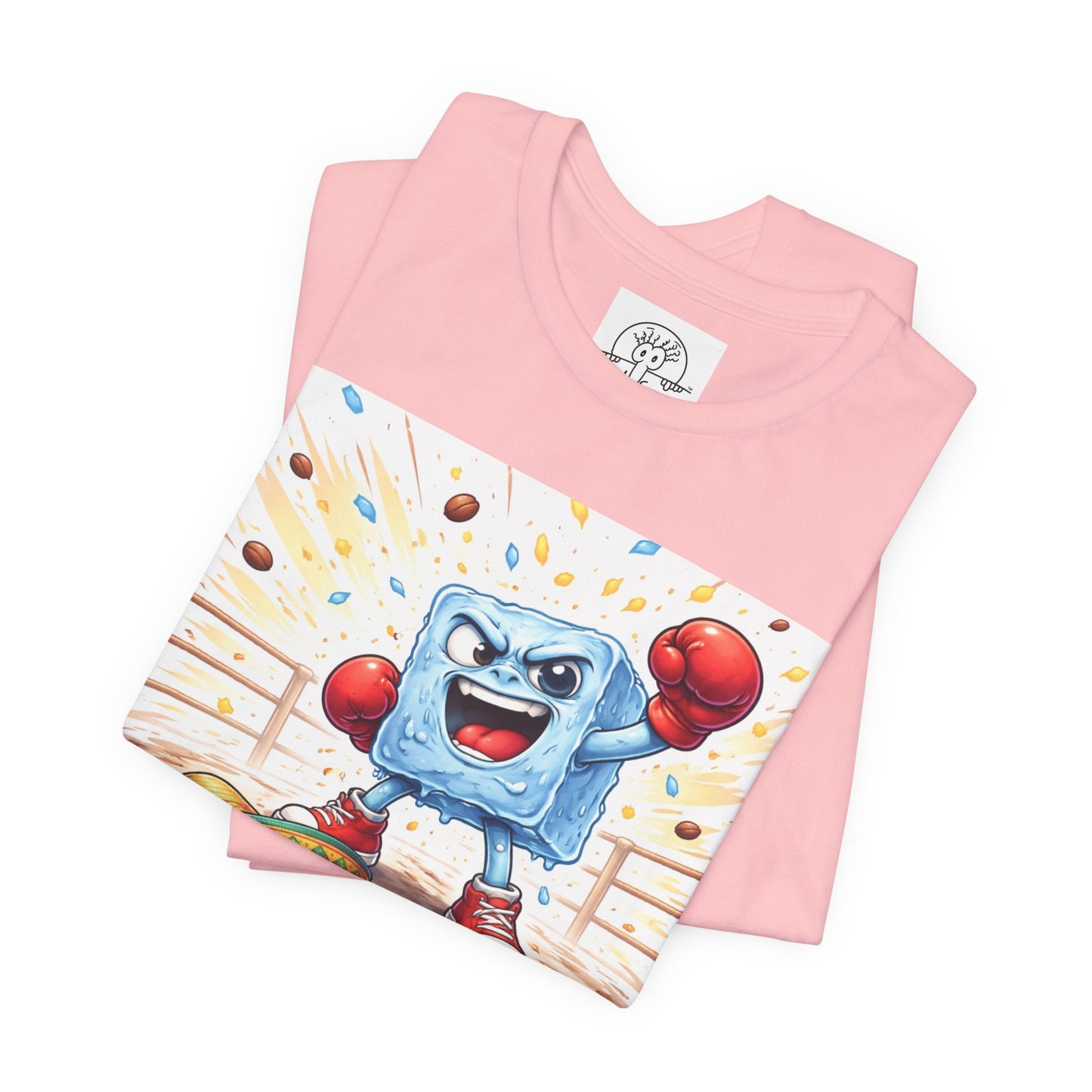 Ice wins  vs Bean T-Shirt | Cartoon Immigration Fight Tee