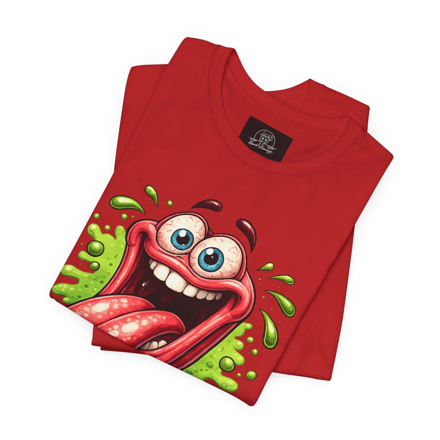 Cartoon Crazy Tongue I Will Lick It Up T Shirt  Funny Graphic Tee