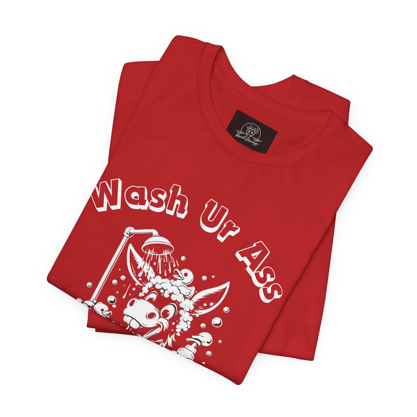 Funny Donkey Shower Graphic Tee | Wash Your Ass Reminder T-Shirt