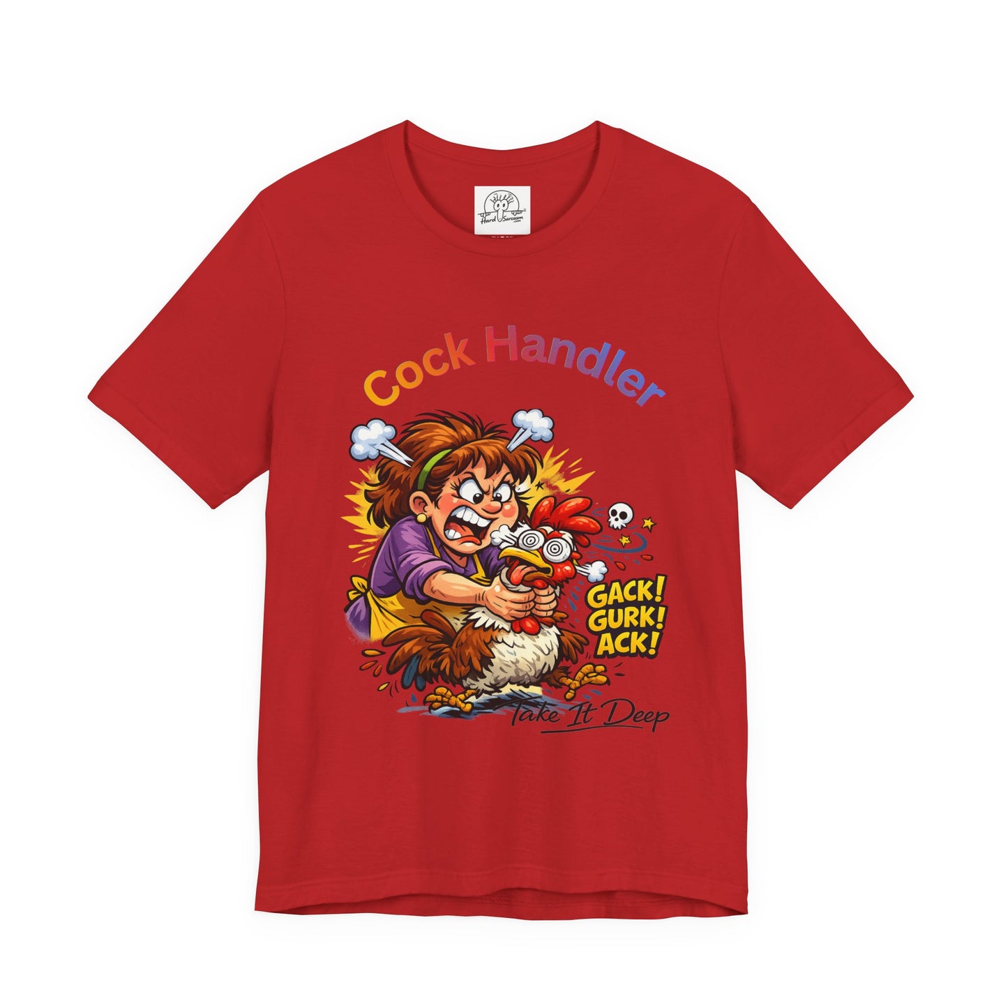 Mature Adult Shirt Cock Handler | Sarcastic Double Meaning Shirt T-Shirt | Funny Adult Humor Tee