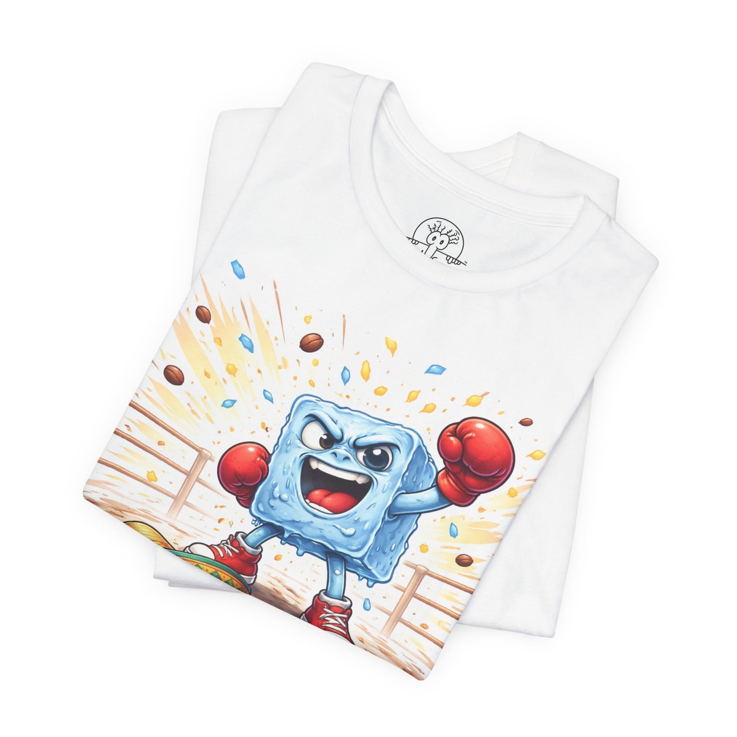 Ice wins  vs Bean T-Shirt | Cartoon Immigration Fight Tee