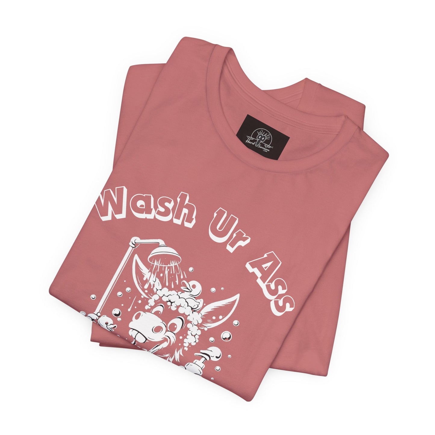 Funny Donkey Shower Graphic Tee | Wash Your Ass Reminder T-Shirt