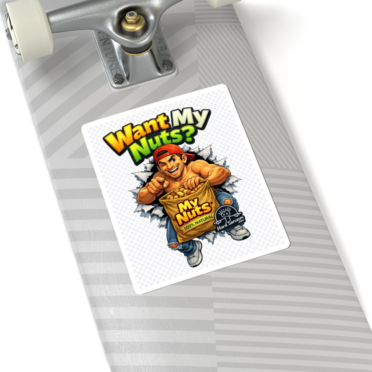 Want my nuts Sticker
