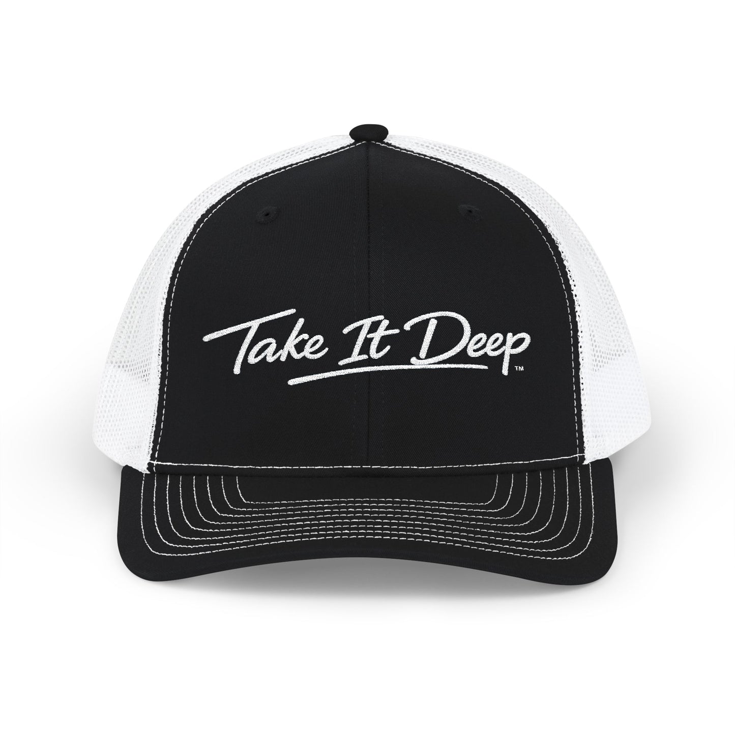 (a) Take It Deep Trucker Hat – Embroidered Snapback Cap