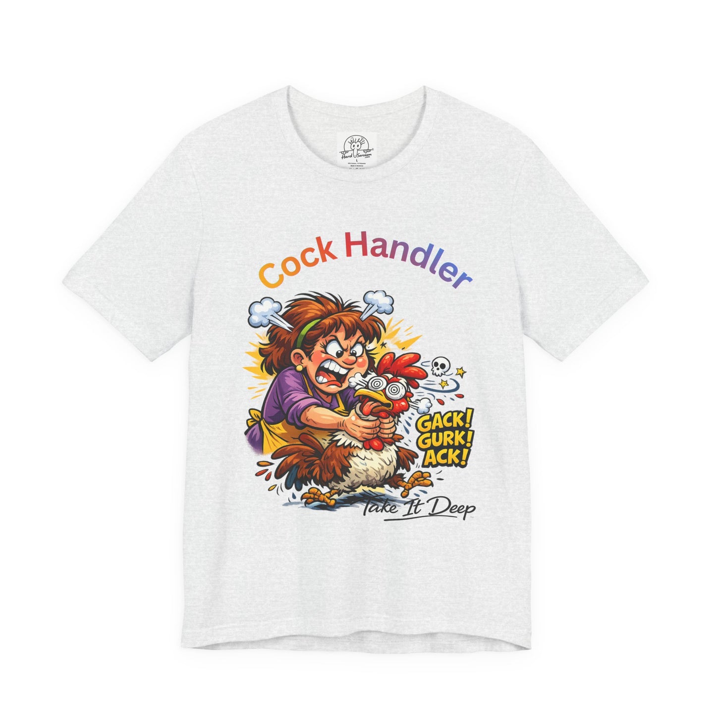 Mature Adult Shirt Cock Handler | Sarcastic Double Meaning Shirt T-Shirt | Funny Adult Humor Tee