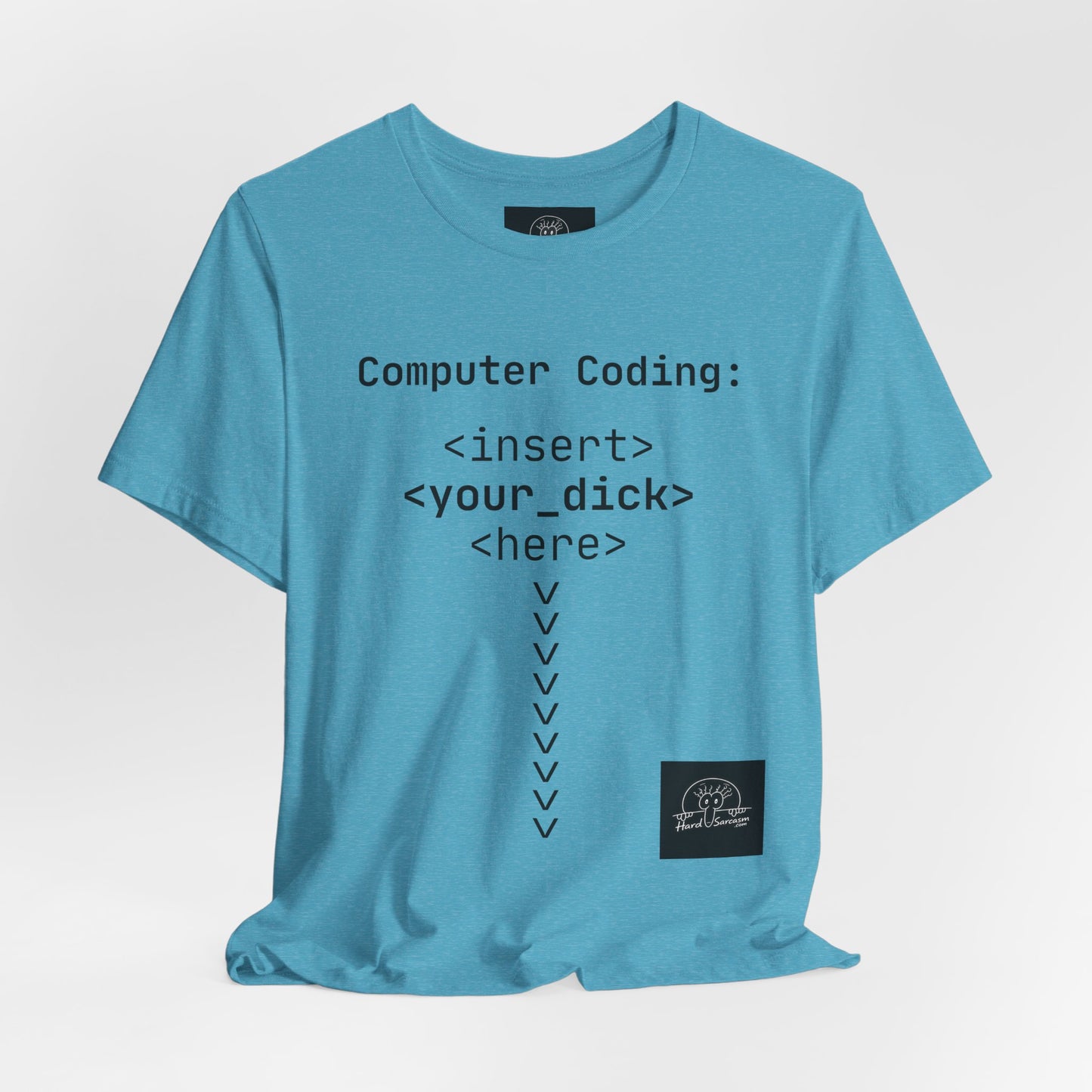 Mature Adult Shirt | Computer Coding: <insert> <your_d*ck> <here> T-Shirt | Funny Women Programmer Tee | Geek Humor