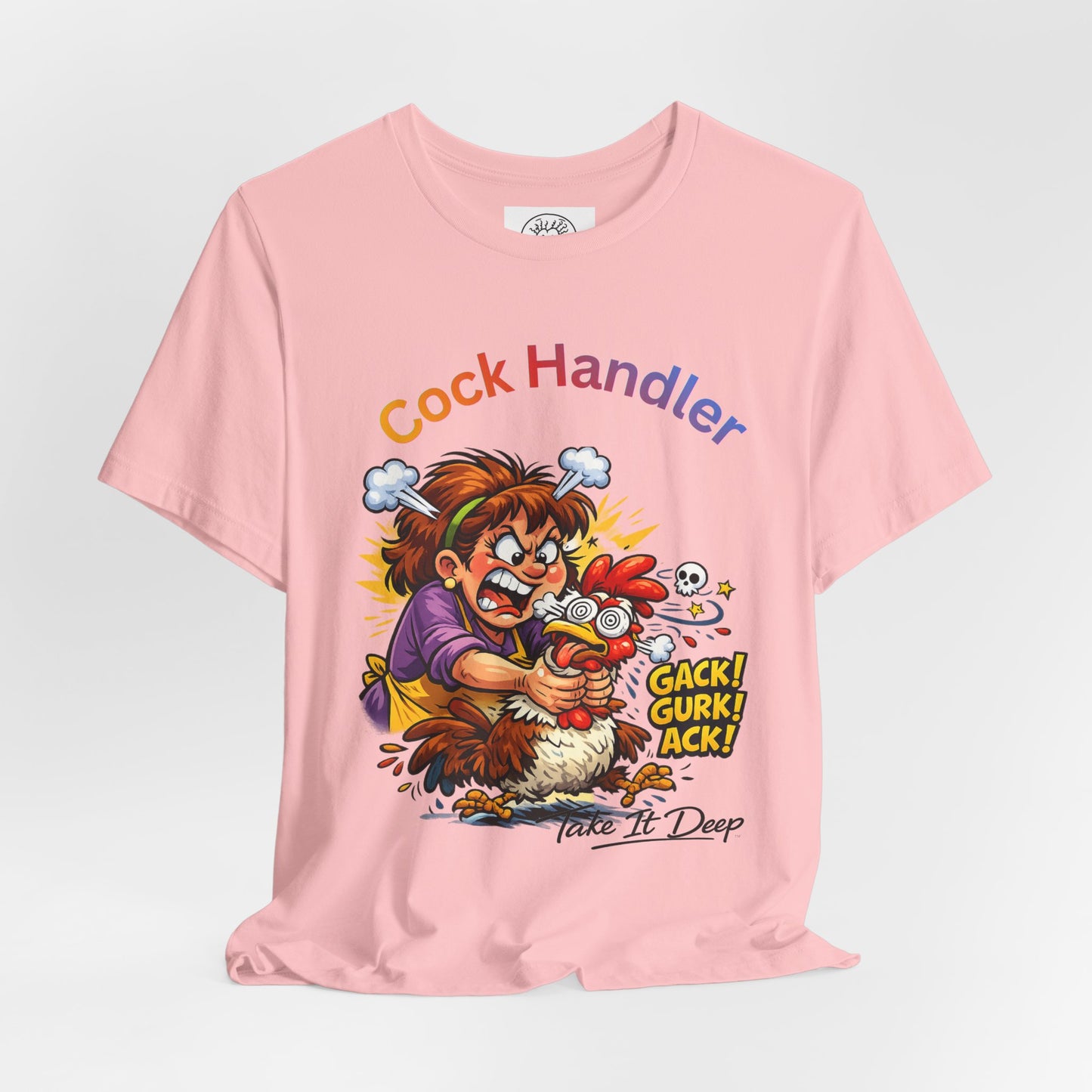 Mature Adult Shirt Cock Handler | Sarcastic Double Meaning Shirt T-Shirt | Funny Adult Humor Tee