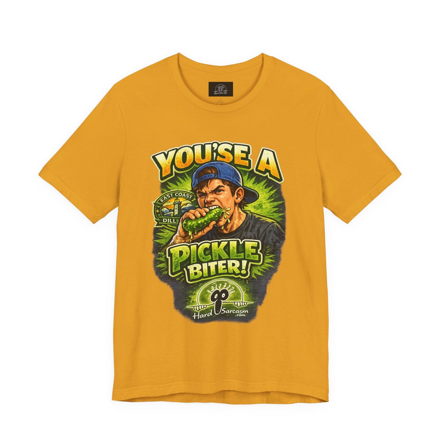 Youse a Pickle Biter Graphic Tee | Pickle Eating Humor T-Shirt | Adult Humor | Sarcastic Shirt