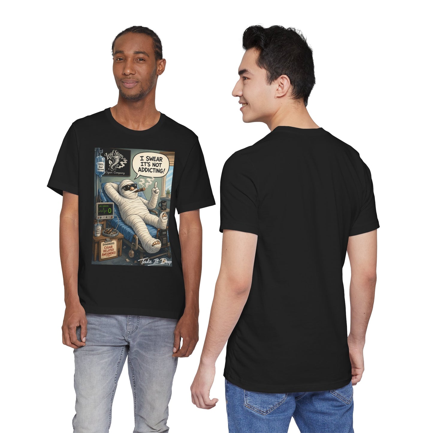Hurt man in Recovery I Swear It's Not Addicting T-Shirt |