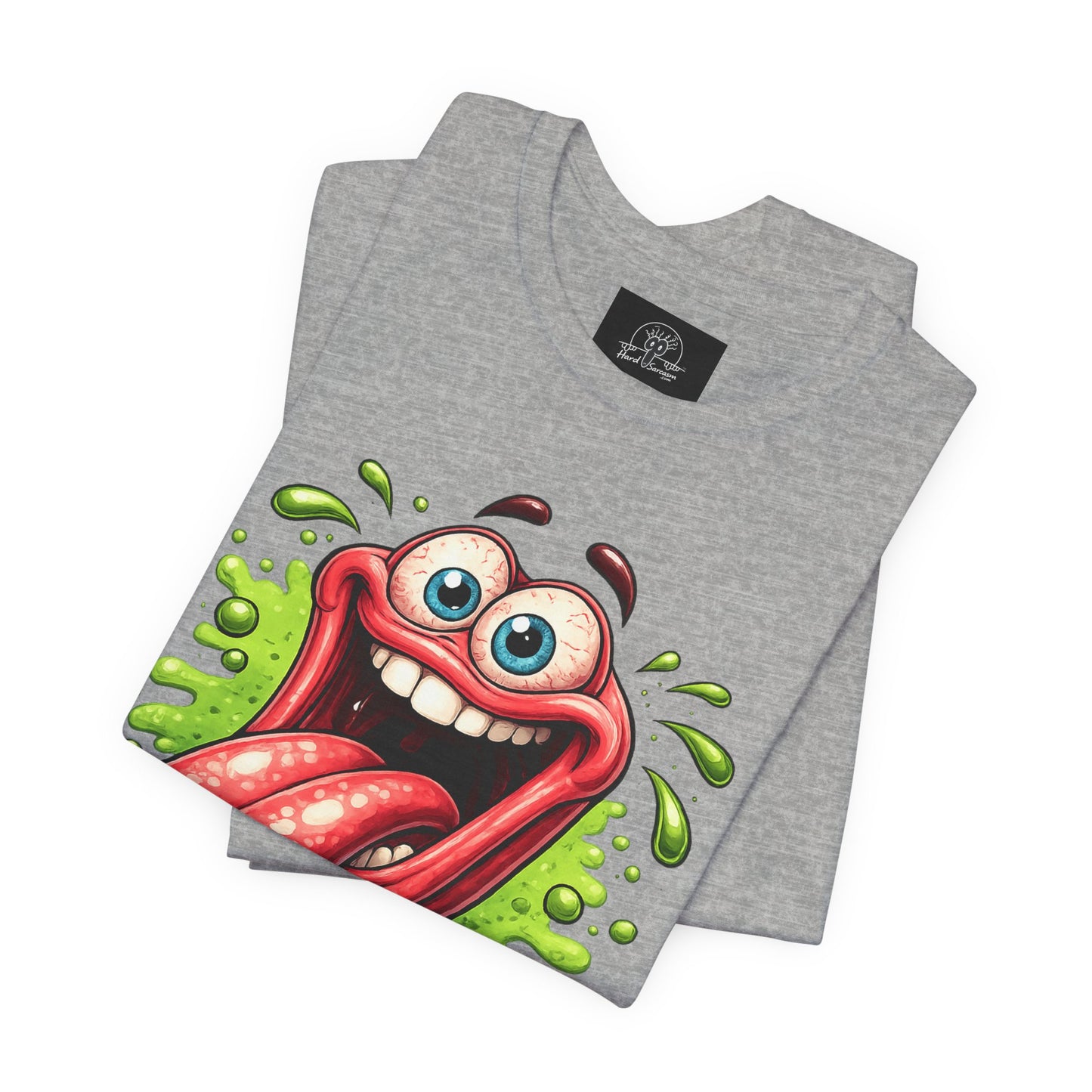 Cartoon Crazy Tongue I Will Lick It Up T Shirt  Funny Graphic Tee
