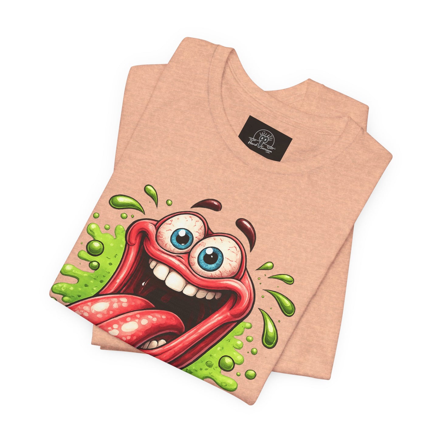 Cartoon Crazy Tongue I Will Lick It Up T Shirt  Funny Graphic Tee