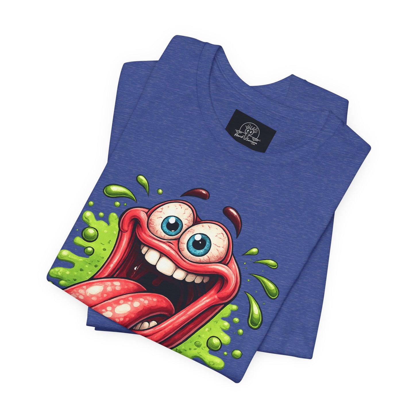 Cartoon Crazy Tongue I Will Lick It Up T Shirt  Funny Graphic Tee