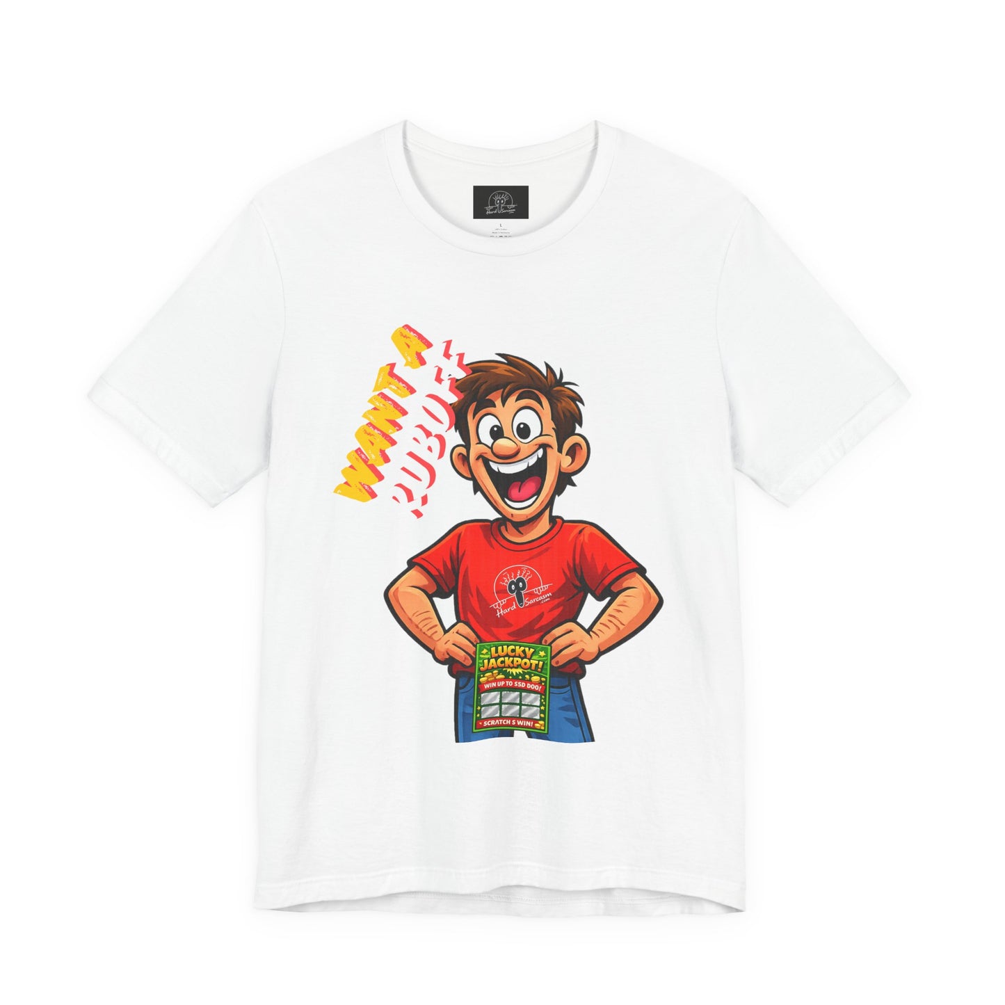 Want a rub off | Funny Adult comedy t shirt | Lottery Double Meaning Shirt