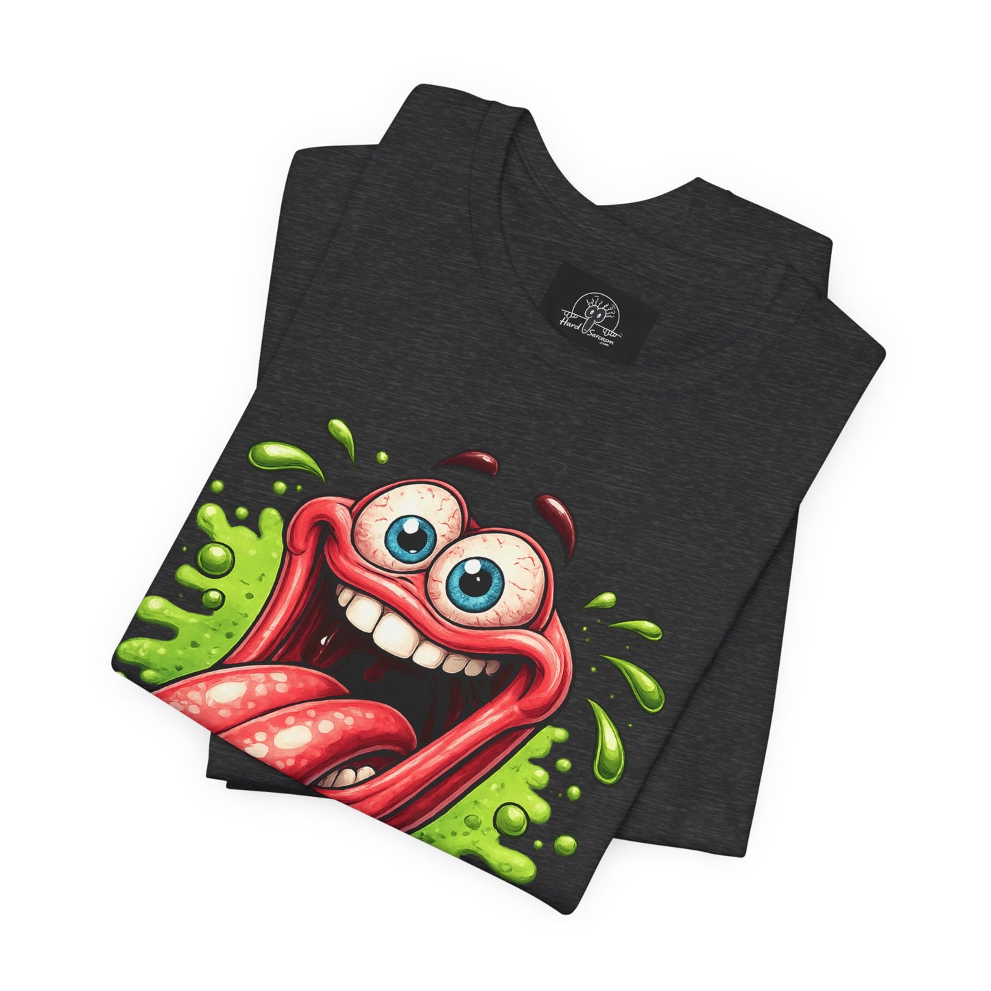 Cartoon Crazy Tongue I Will Lick It Up T Shirt  Funny Graphic Tee