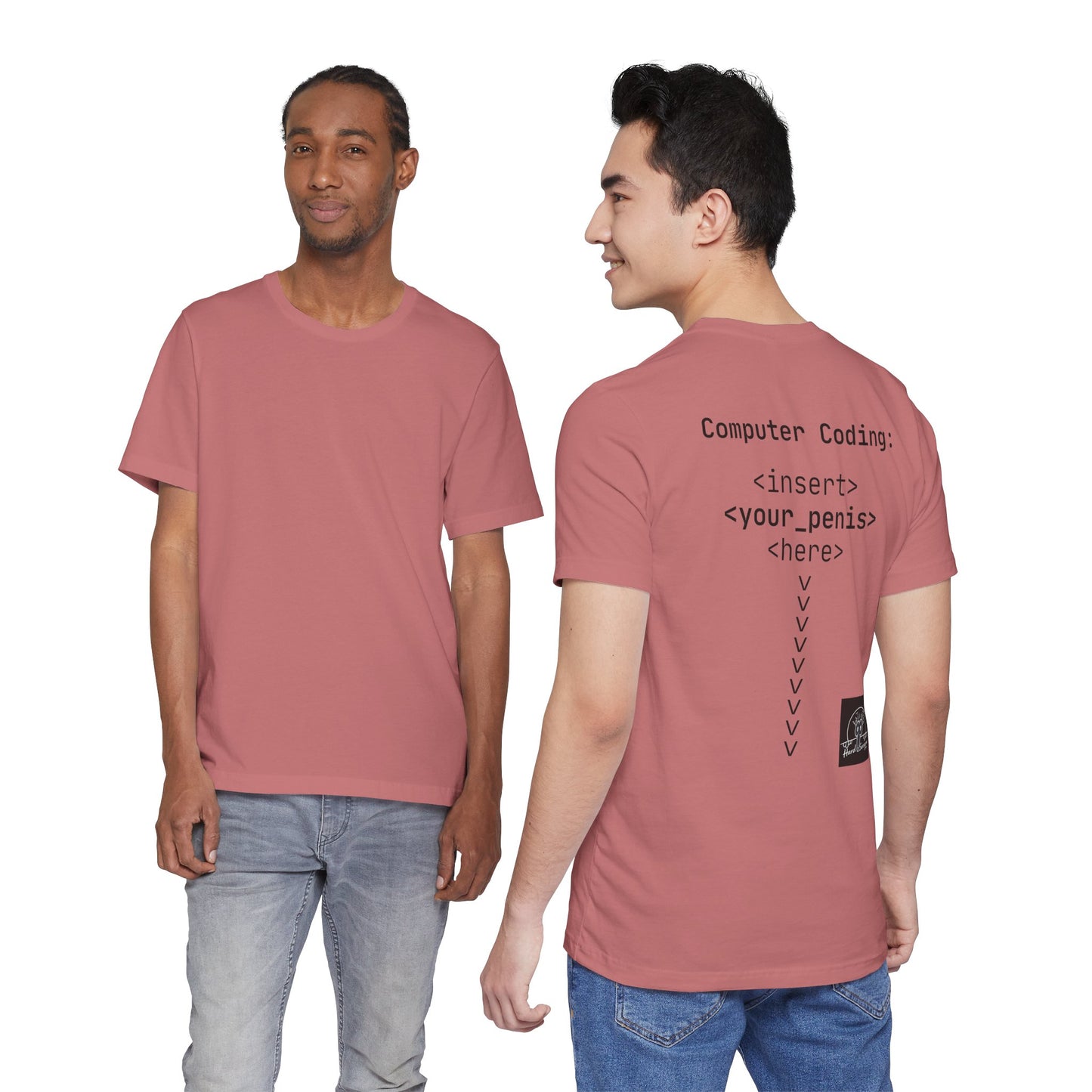 Mature Adult Shirt | Computer Coding: <insert><your_pe**s><here> T-Shirt | Unisex Programmer Humor Tee