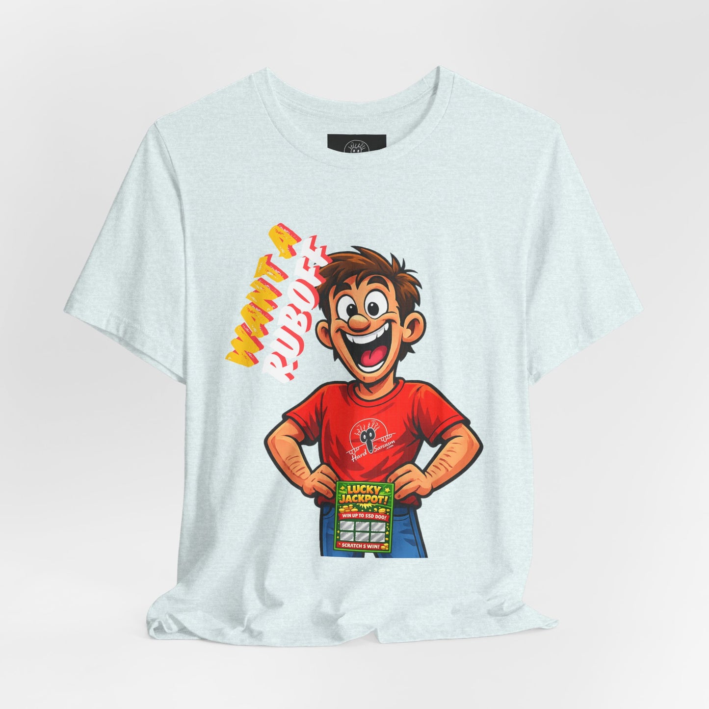 Want a rub off | Funny Adult comedy t shirt | Lottery Double Meaning Shirt