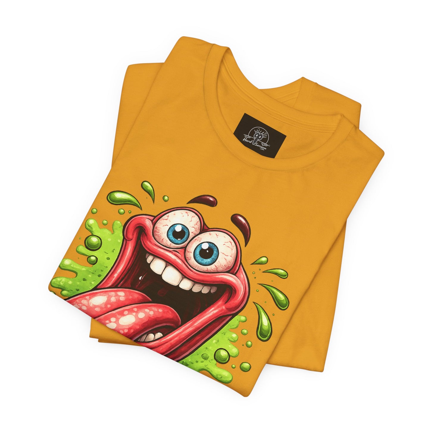 Cartoon Crazy Tongue I Will Lick It Up T Shirt  Funny Graphic Tee