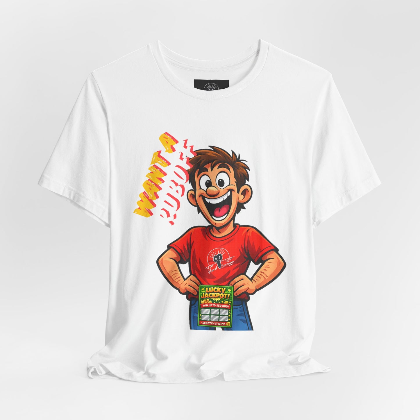 Want a rub off | Funny Adult comedy t shirt | Lottery Double Meaning Shirt