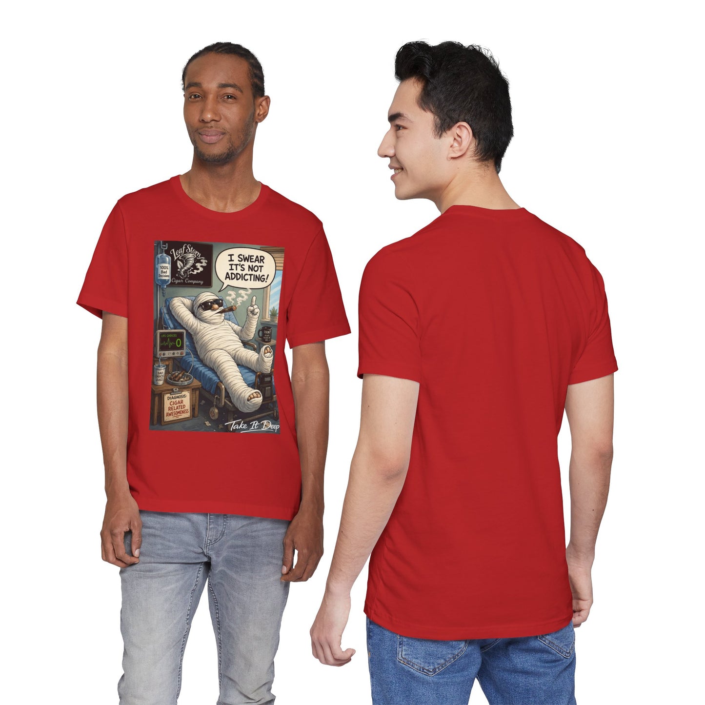 Hurt man in Recovery I Swear It's Not Addicting T-Shirt |