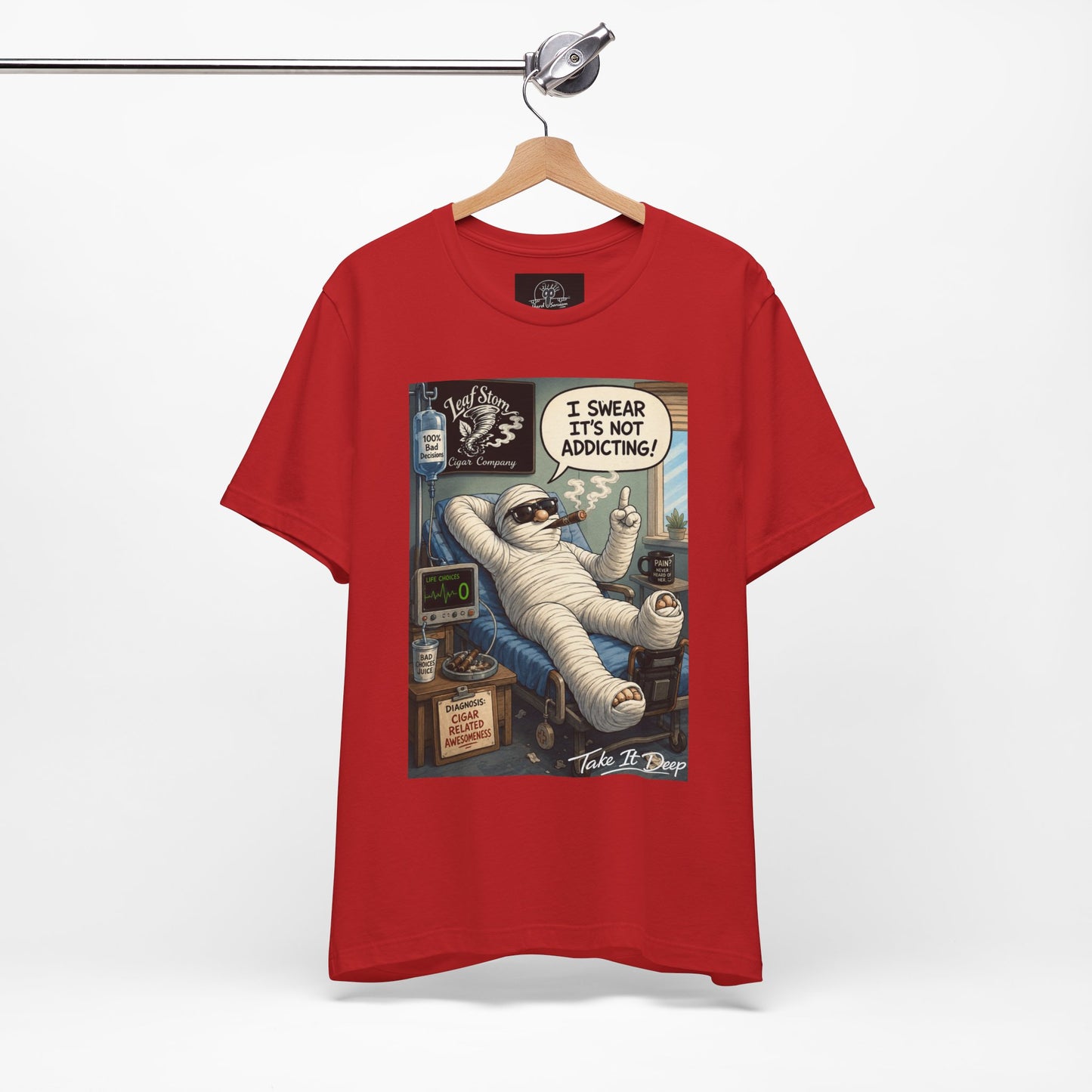 Hurt man in Recovery I Swear It's Not Addicting T-Shirt |
