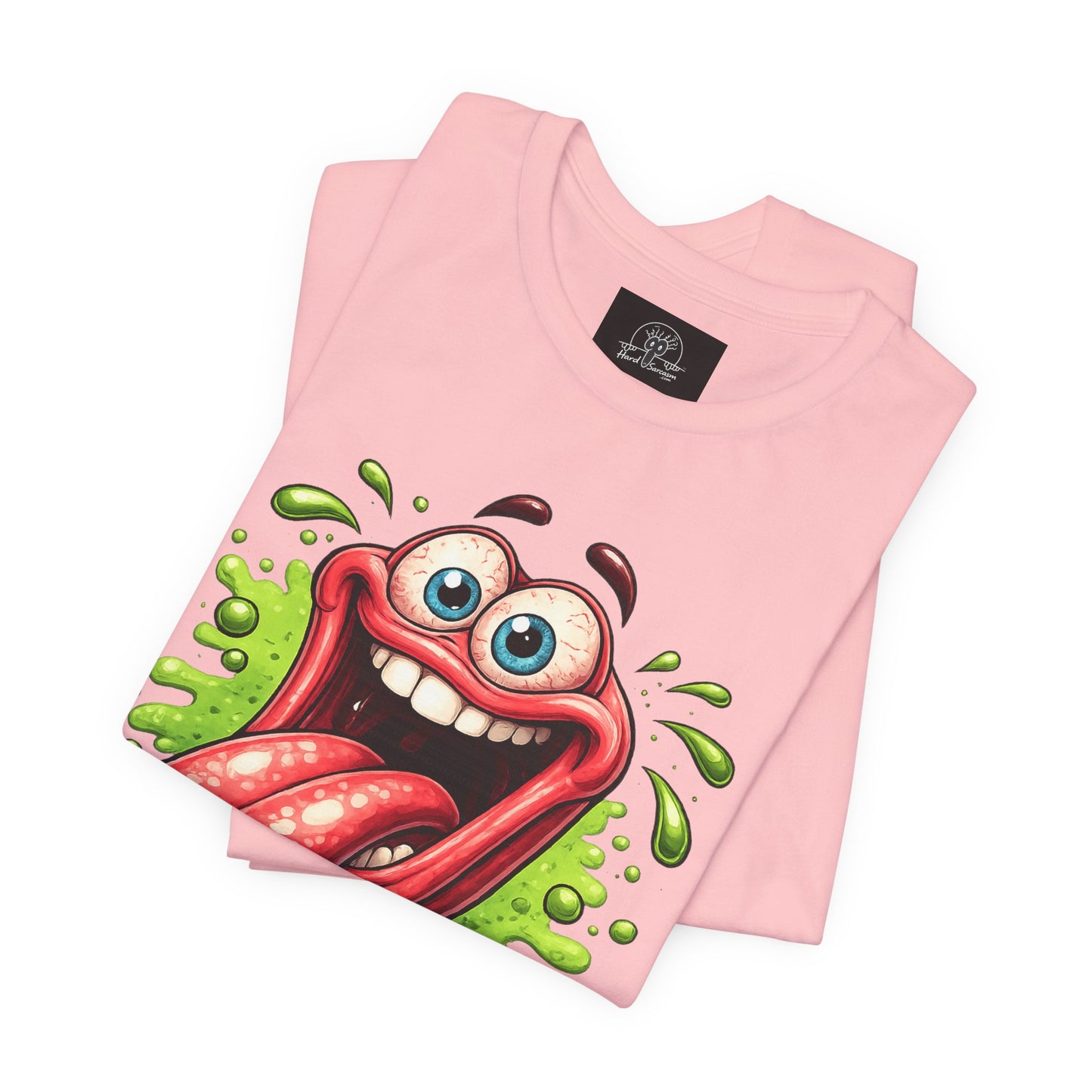 Cartoon Crazy Tongue I Will Lick It Up T Shirt  Funny Graphic Tee