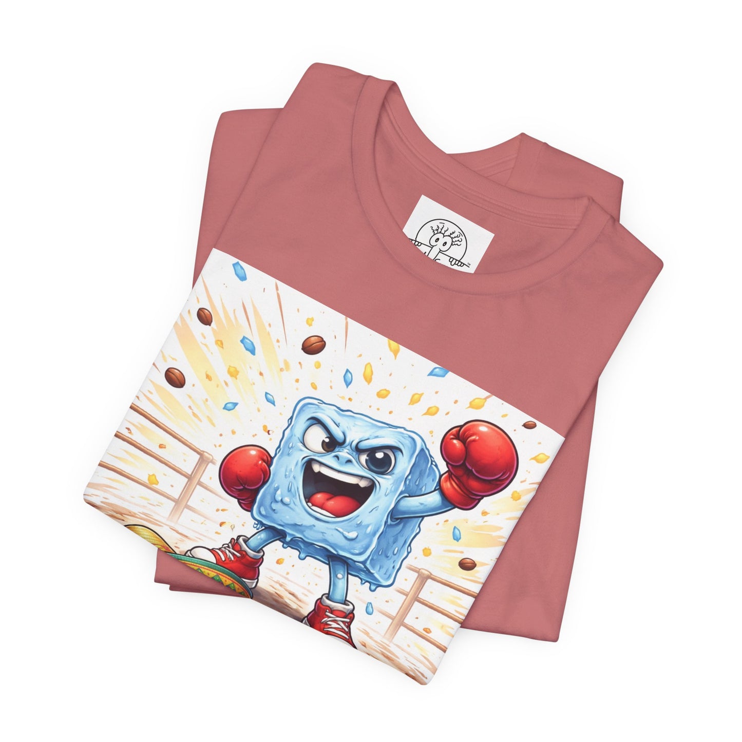 Ice wins  vs Bean T-Shirt | Cartoon Immigration Fight Tee
