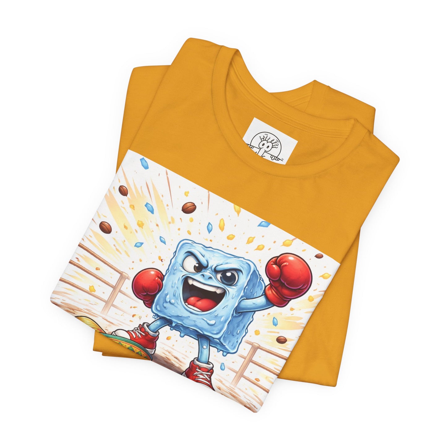 Ice wins  vs Bean T-Shirt | Cartoon Immigration Fight Tee