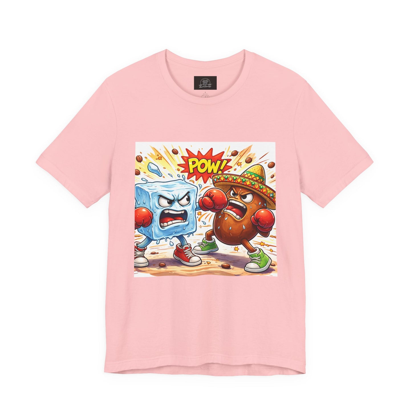 Ice vs Bean Boxing Tee Draw | Cartoon Immigration Fight POW!