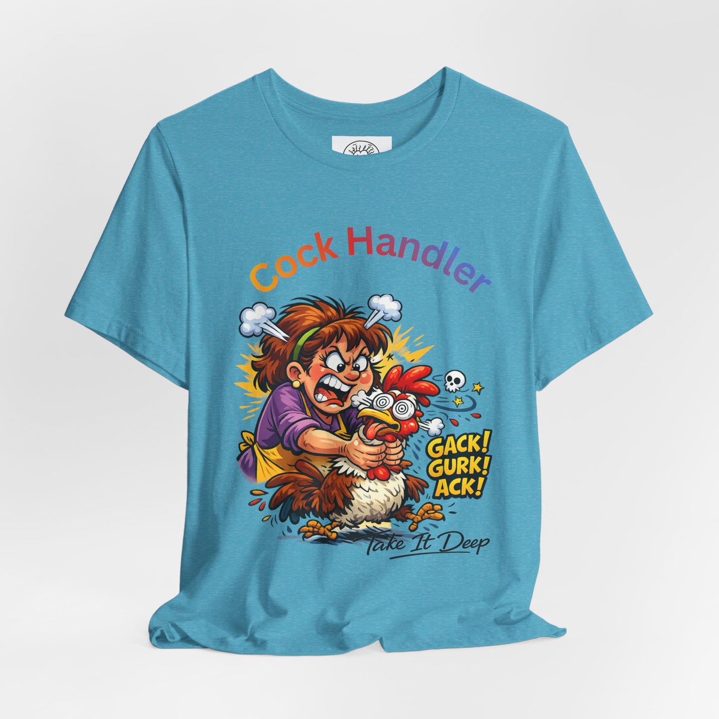 Mature Adult Shirt Cock Handler | Sarcastic Double Meaning Shirt T-Shirt | Funny Adult Humor Tee