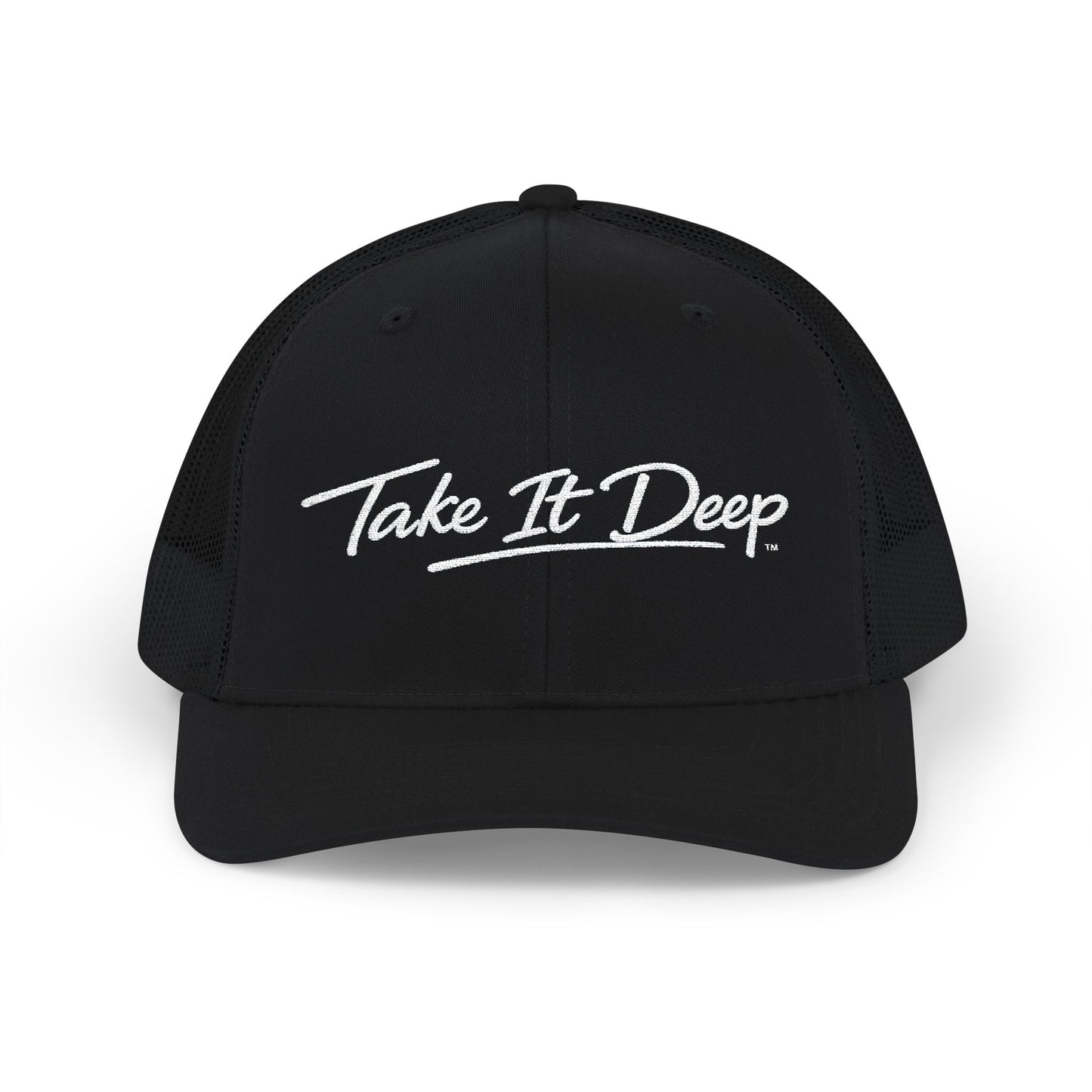 (a) Take It Deep Trucker Hat – Embroidered Snapback Cap