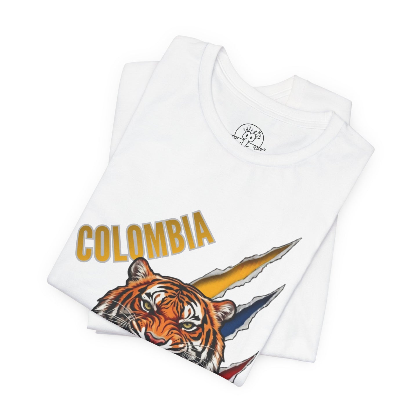 Colombia Tiger Head Shirt | Estamos Con El Tigre, Tricolor Claw Design Colombia Tigre Politico