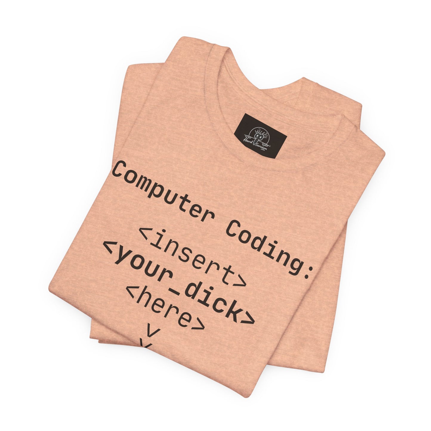 Mature Adult Shirt | Computer Coding: <insert> <your_d*ck> <here> T-Shirt | Funny Women Programmer Tee | Geek Humor
