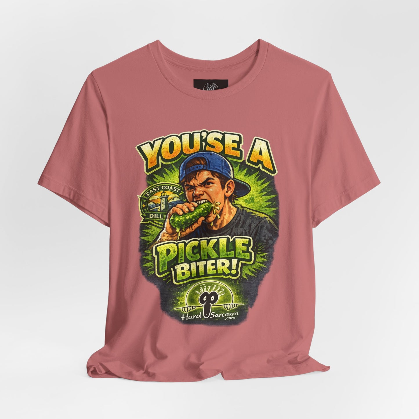 Youse a Pickle Biter Graphic Tee | Pickle Eating Humor T-Shirt | Adult Humor | Sarcastic Shirt