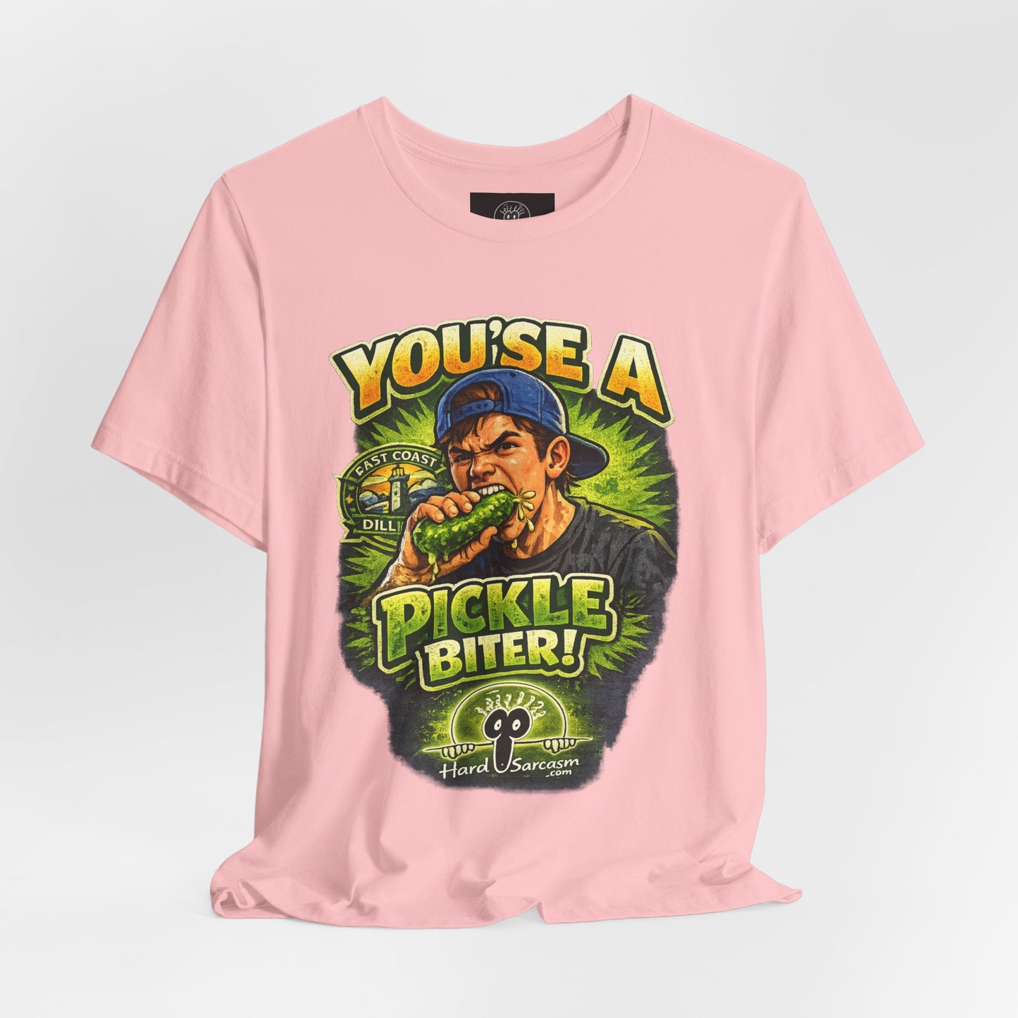 Youse a Pickle Biter Graphic Tee | Pickle Eating Humor T-Shirt | Adult Humor | Sarcastic Shirt
