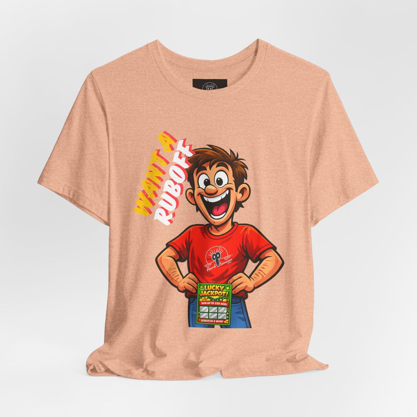 Want a rub off | Funny Adult comedy t shirt | Lottery Double Meaning Shirt
