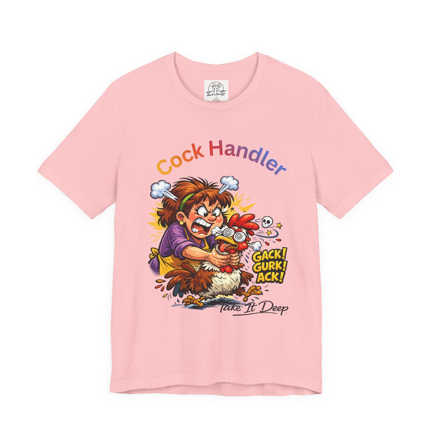 Mature Adult Shirt Cock Handler | Sarcastic Double Meaning Shirt T-Shirt | Funny Adult Humor Tee