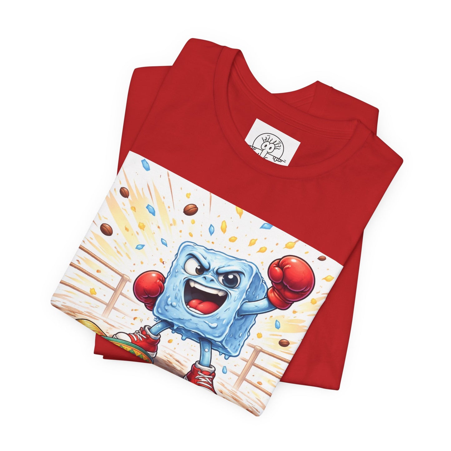 Ice wins  vs Bean T-Shirt | Cartoon Immigration Fight Tee