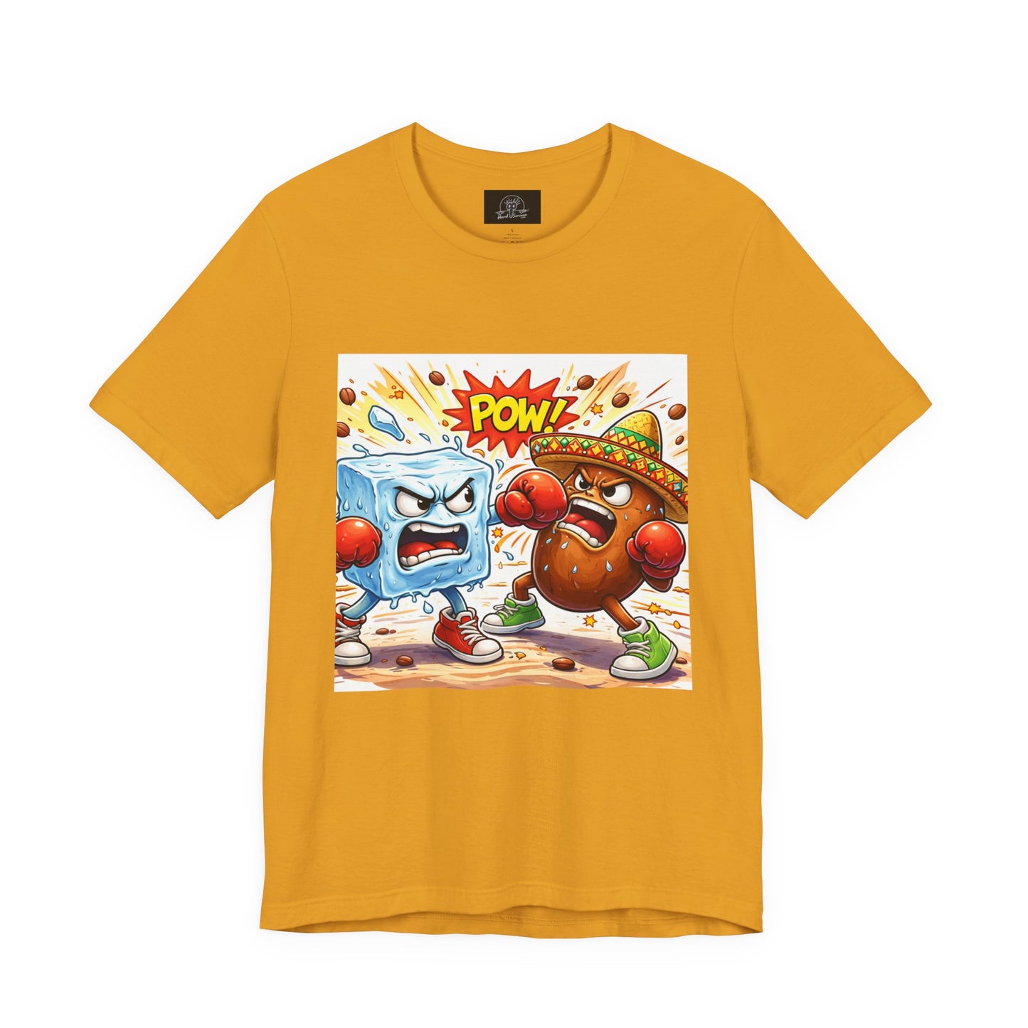 Ice vs Bean Boxing Tee Draw | Cartoon Immigration Fight POW!