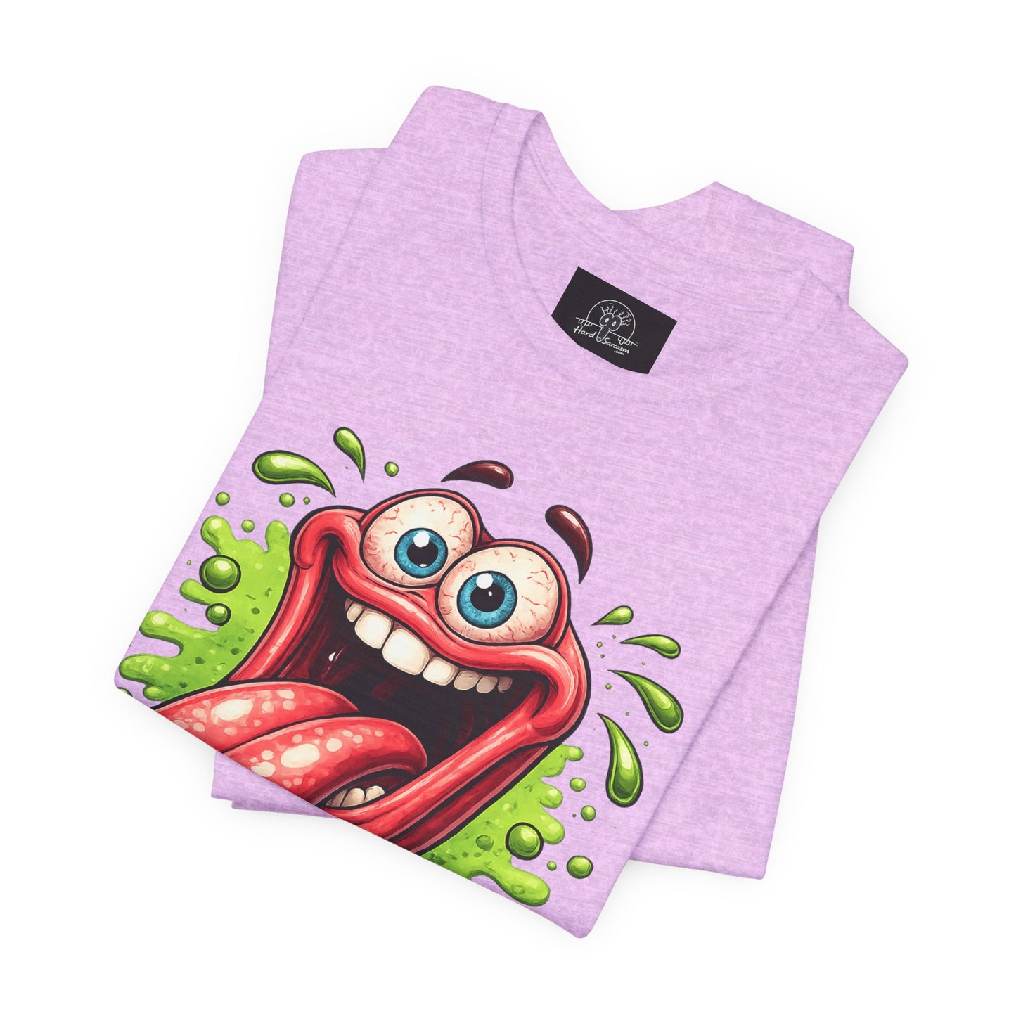 Cartoon Crazy Tongue I Will Lick It Up T Shirt  Funny Graphic Tee