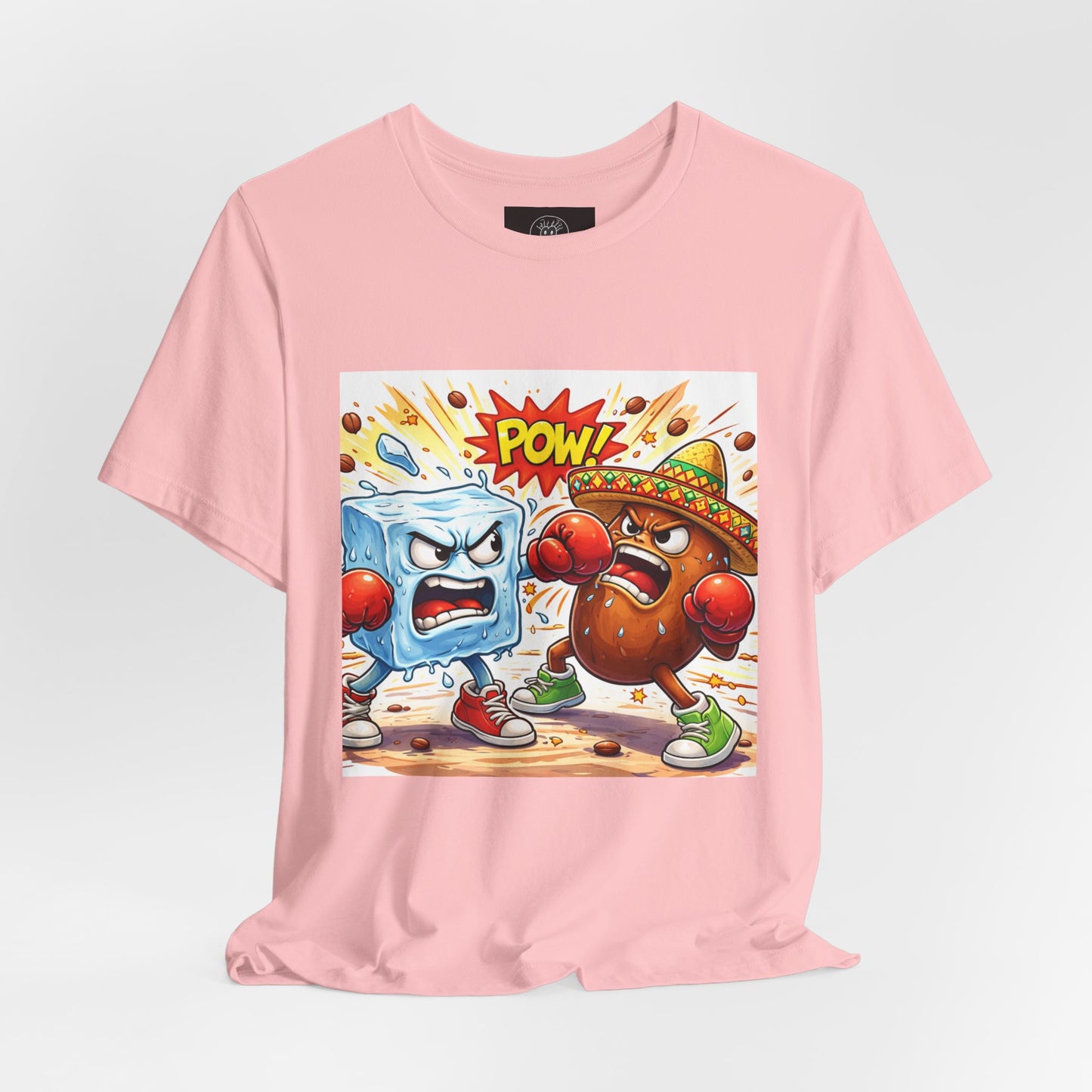 Ice vs Bean Boxing Tee Draw | Cartoon Immigration Fight POW!