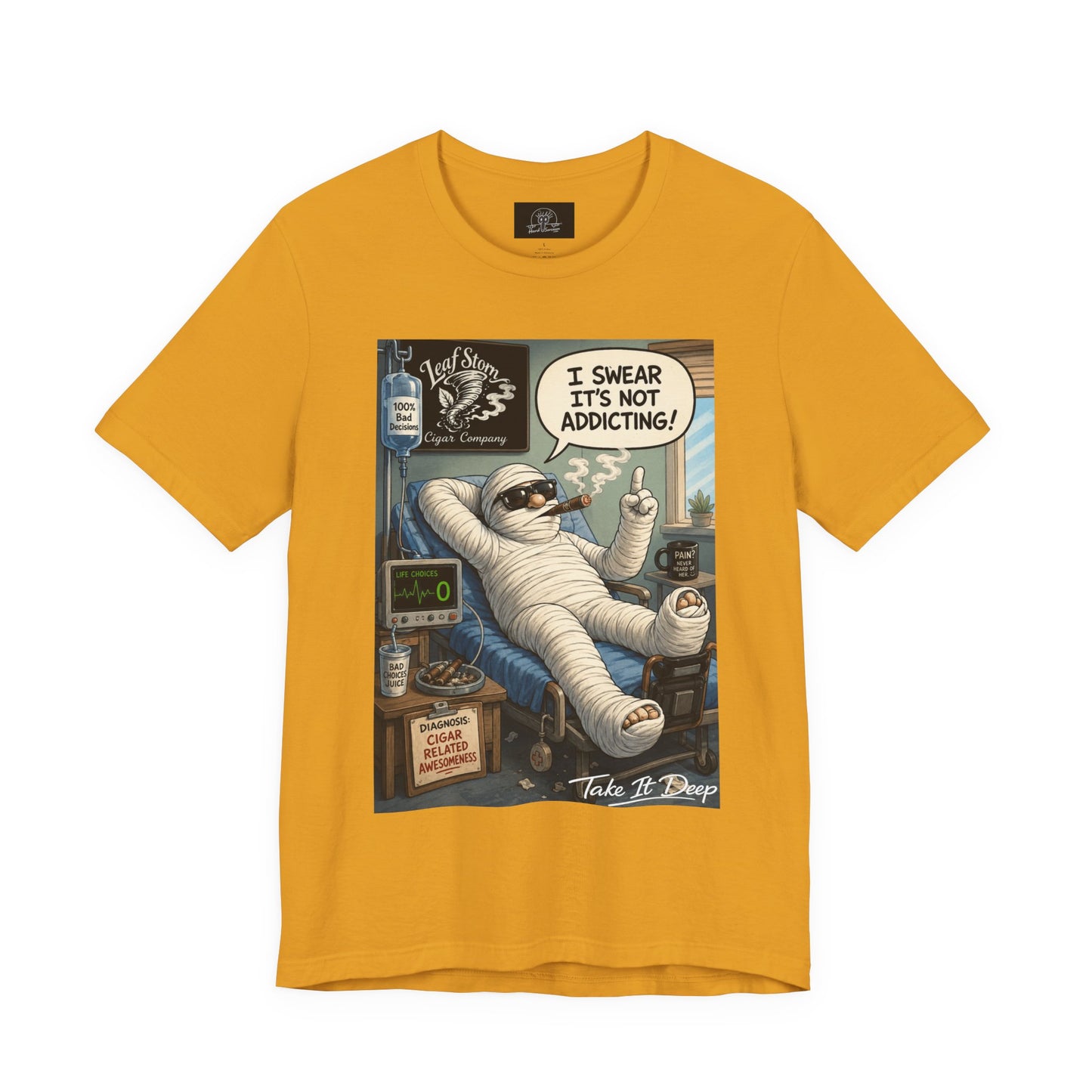 Hurt man in Recovery I Swear It's Not Addicting T-Shirt |