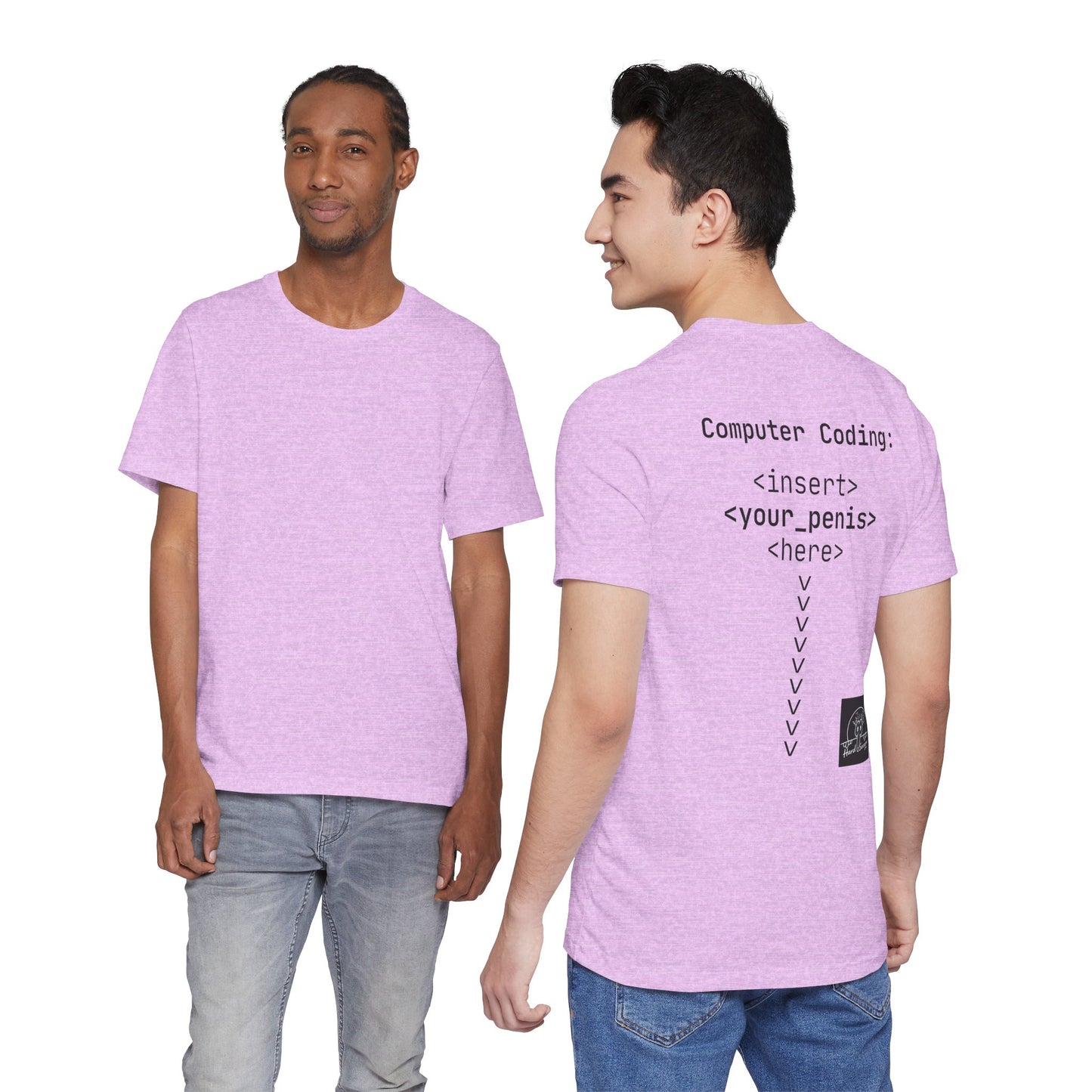 Mature Adult Shirt | Computer Coding: <insert><your_pe**s><here> T-Shirt | Unisex Programmer Humor Tee