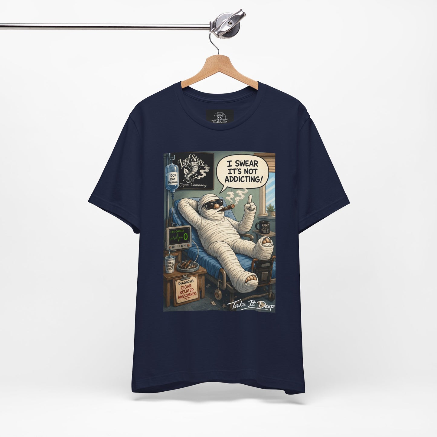 Hurt man in Recovery I Swear It's Not Addicting T-Shirt |