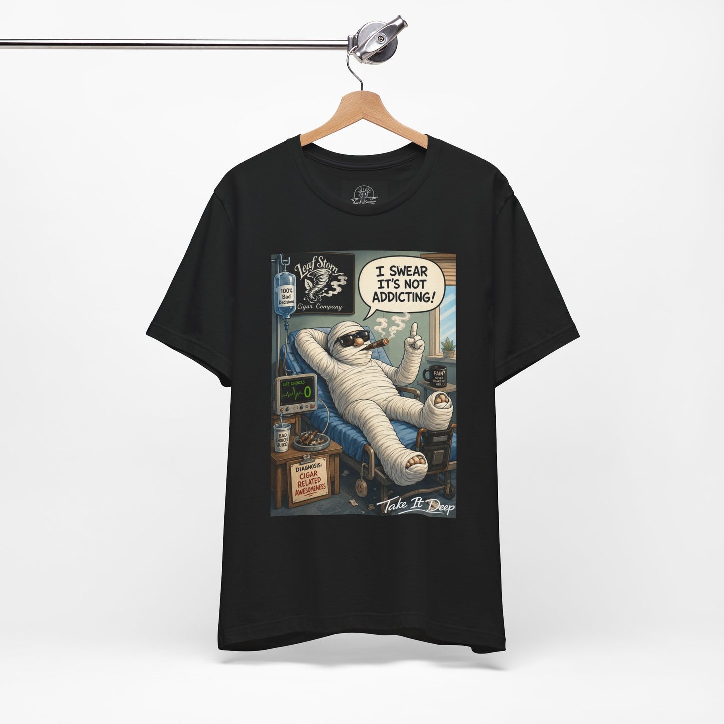 Hurt man in Recovery I Swear It's Not Addicting T-Shirt |