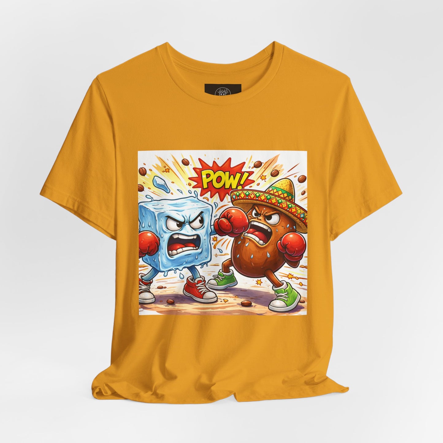 Ice vs Bean Boxing Tee Draw | Cartoon Immigration Fight POW!