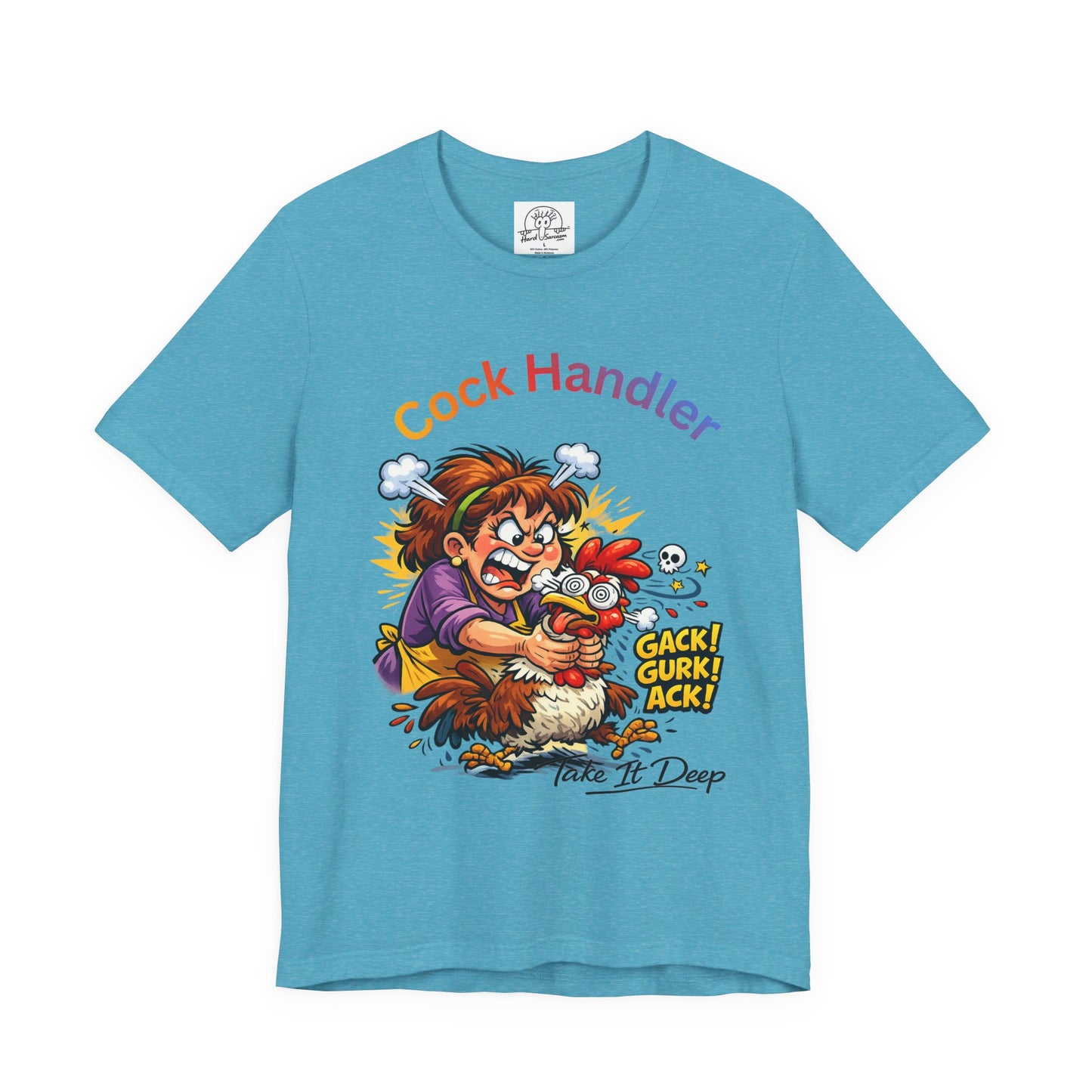 Mature Adult Shirt Cock Handler | Sarcastic Double Meaning Shirt T-Shirt | Funny Adult Humor Tee